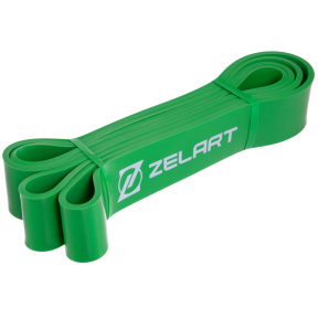 Резина петля для подтягиваний и тренировок лента силовая Zelart POWER LOOP FI-2606-4 23-54кг зеленый