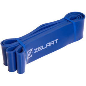 Резина петля для подтягиваний и тренировок лента силовая Zelart POWER LOOP FI-2606-5 27-68кг синий