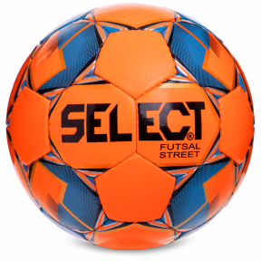 М'яч для футзалу SELECT FUTSAL STREET FB-4803 №4 оранжевий-синій