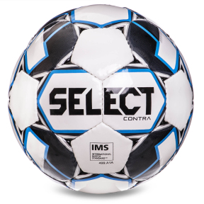 Мяч футбольный SELECT CONTRA IMS CONTRA-WBK №5 белый-черный
