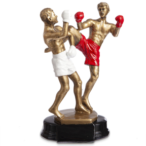 Статуэтка наградная спортивная Тайский бокс Тайбоксеры SP-Sport HX3131-A8