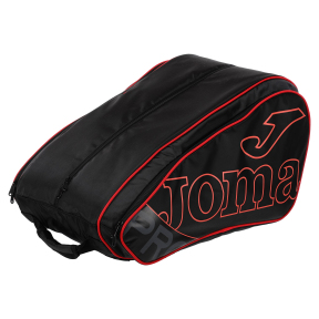 Теннисная сумка для ракеток падел тенниса на 2 ракетки Joma TORNEO 401538-165 58x31x31см черный-красный