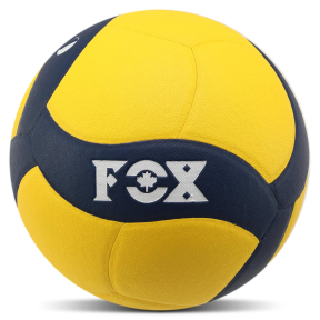 Мяч волейбольный FOX VB-5902 №5 PU желтый-синий