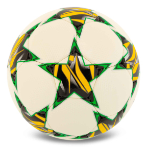 М'яч футбольний PANTHER CRYSTAL FB-7931 №5 PU білий-жовтий