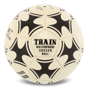М'яч футбольний TENTH BALLONSTAR FB-7937 №5 PU білий-чорний