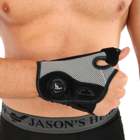 Фиксатор-ортез большого пальца кисти STOLL LL-1014-R правый S-XL черный-серый