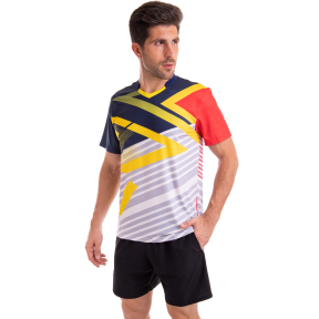Комплект одежды для тенниса мужской футболка и шорты Lingo LD-1840A M-4XL цвета в ассортименте