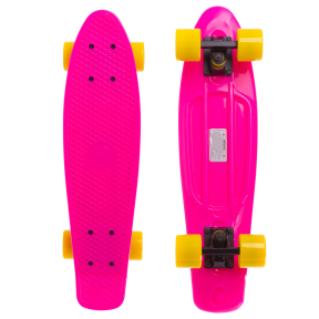 Скейтборд Пенні Penny SK-401-34 рожевий-чорний-жовтий