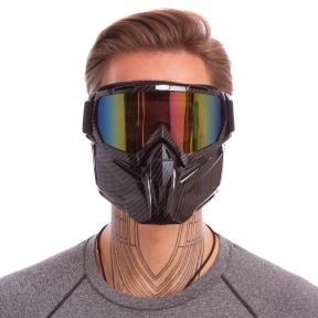 Защитная маска-трансформер очки пол-лица SP-Sport 307 цвета в ассортименте