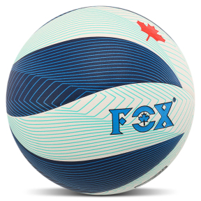 Мяч волейбольный FOX FOX-0427 №5 PU Микрофибра белый-синий