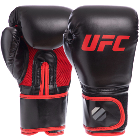 Боксерські рукавиці UFC Myau Thai Style UHK-69680 14 унцій чорний