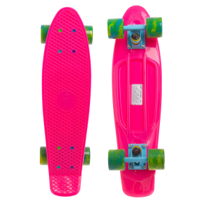 Скейтборд Пенні Penny SK-404-3 рожевий-синій-зелений