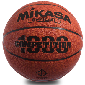 Мяч баскетбольный MIKASA COMPETITION 1000 BQ1000 №7 PU коричневый