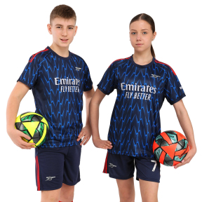 Форма футбольна дитяча із символікою футбольного клубу ARSENAL гостьова 2026 SP-Sport CO-7350 20-30 синій-чорний