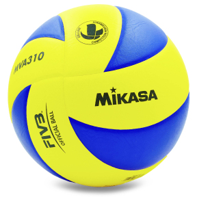 Мяч волейбольный MIKASA MVA-310 №5 PU желтый-синий