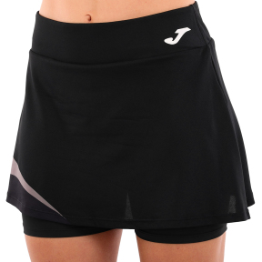 Юбка-шорты спортивная теннисная Joma TORNEO 902356-100 S-2XL черный