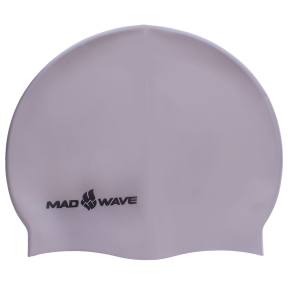 Шапочка для плавания силиконовая для взрослых MadWave METAL M053505 цвета в ассортименте