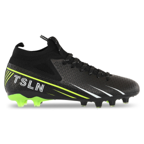 Бутсы футбольные с носком SP-Sport F888-1 размер 39-45 черный-салатовый