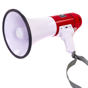 Гучномовець мегафон (рупор) SP-Planeta HW-2007M 20 W білий-червоний