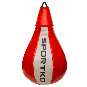 Груша боксерская подвесная каплевидная набивная SPORTKO GP-1 50x24см цвета в ассортименте