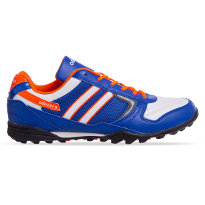 Сороконіжки футбольні OB-3385-BLW розмір 40-45 синій-білий-помаранчевий