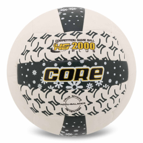 Мяч волейбольный CORE HYBRID VB-00361 №5 PU белый-черный