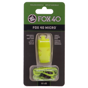 Свисток суддівський пластиковий WHISTLE MICRO SAFETY FOX40-9513 кольори в асортименті