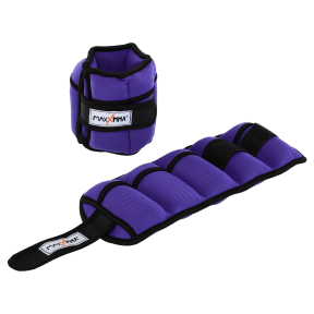 Обважнювачі-манжети з регульованою вагою для рук і ніг MAXXMMA FWB04 2x1,1кг кольори в асортименті