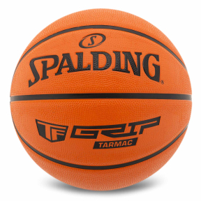 М'яч баскетбольний гумовий SPALDING TF TARMAC GRIP 85102YREV1 розмір 7 помаранчевий