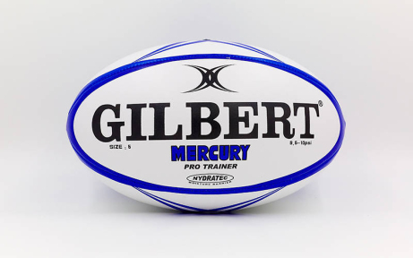 М'яч для регбі GILBERT Mercury R-5499 №5 білий-синій