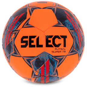 М'яч для футзалу SELECT FUTSAL SUPER TB FIFA QUALITY PRO V22 Z-SUPER-FIFA-OR №4 помаранчевий-червоний