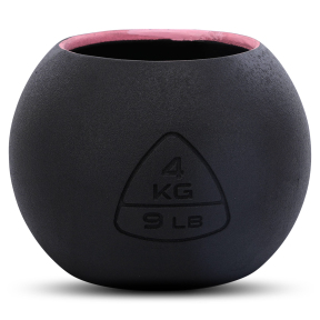 Гиря-дзвін чавунна пофарбована BALL BELL LiveUp LP8047-9LB вага 4кг чорний