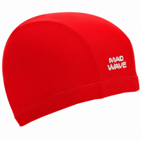 Шапочка для плавания текстильная  MadWave Adult Lycra M052501 голубой