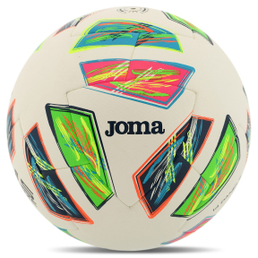 Мяч футбольный Joma DINAMIC IV 401495-023-T5 №5 белый-салатовый