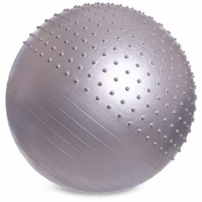 М'яч для фітнесу фітбол полумасажний Zelart FI-4437-85 85см кольори в асортименті