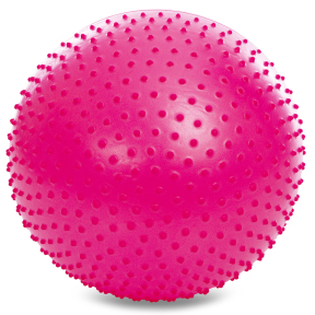 М'яч для фітнесу фітбол полумасажний Zelart FI-4437-65 65см кольори в асортименті