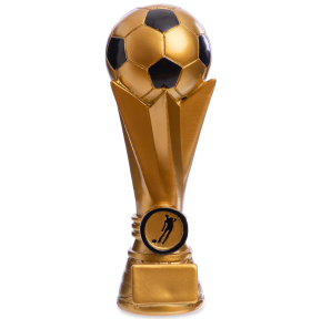 Статуетка нагородна спортивна Футбол Футбольний м’яч золотий SP-Sport C-2043-A5