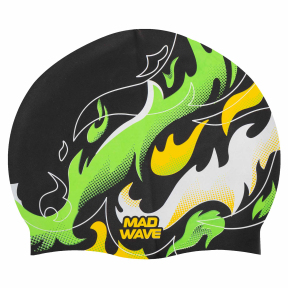 Шапочка для плавання силіконова для дорослих MadWave Fire M055452 кольори в асортименті