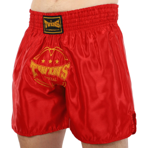 Шорти для тайського боксу та кікбоксингу TWN SPECIAL BO-9949 M-XL червоний