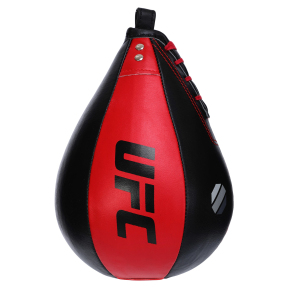 Груша пневматическая подвесная UFC UHK-69750 10х7" 25см черный-красный