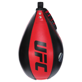 Груша пневматична підвісна UFC UHK-69751 9х6" 22см чорний-червоний