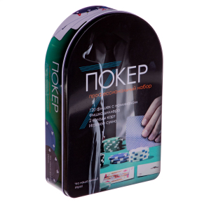 Набор для покера в металлической коробке SP-Sport IG-6612 120 фишек