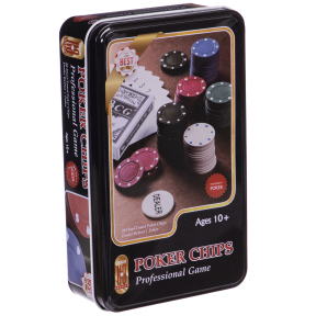Набір для покеру в металевій коробці SP-Sport IG-4590 80 фішок