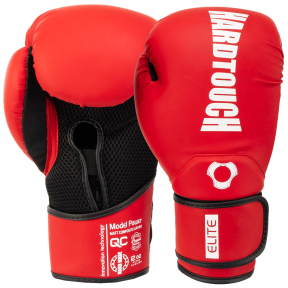 Рукавиці боксерські на липучці PU HARD TOUCH BO-5229 10-14унцій кольори в асортименті