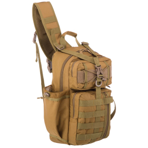 Рюкзак тактичний (Сумка-слінг) з однією лямкою SILVER KNIGHT YQS-005 (нейлон розмір 43х24х11см кольори в асортименті