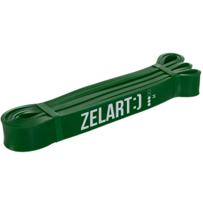 Резина петля для подтягиваний и тренировок лента силовая Zelart POWER BANDS FI-0889-3 16-39кг зеленый