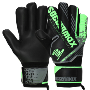 Перчатки вратарские профессиональные с защитой пальцев SOCCERMAX GK-4316 размер 7-11 цвета в ассортименте