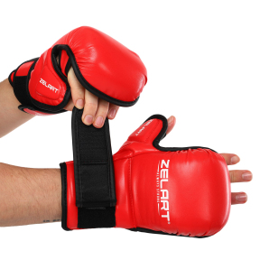 Перчатки Крабы спаринговые для MMA Zelart BO-4612 S-XL цвета в ассортименте