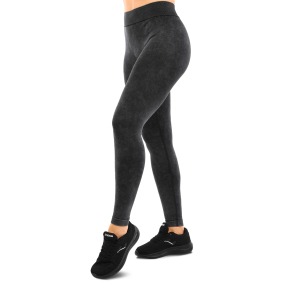 Лосины женские спортивные высокие с эффектом пуш-ап мраморные тай-дай Domino G0004 S-L цвета в ассортименте