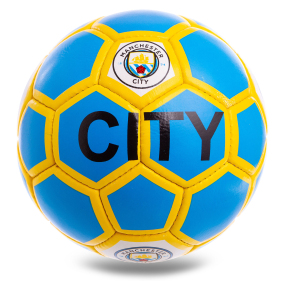 М'яч футбольний MATSA MANCHESTER CITY FB-2186 №5 синій-жовтий